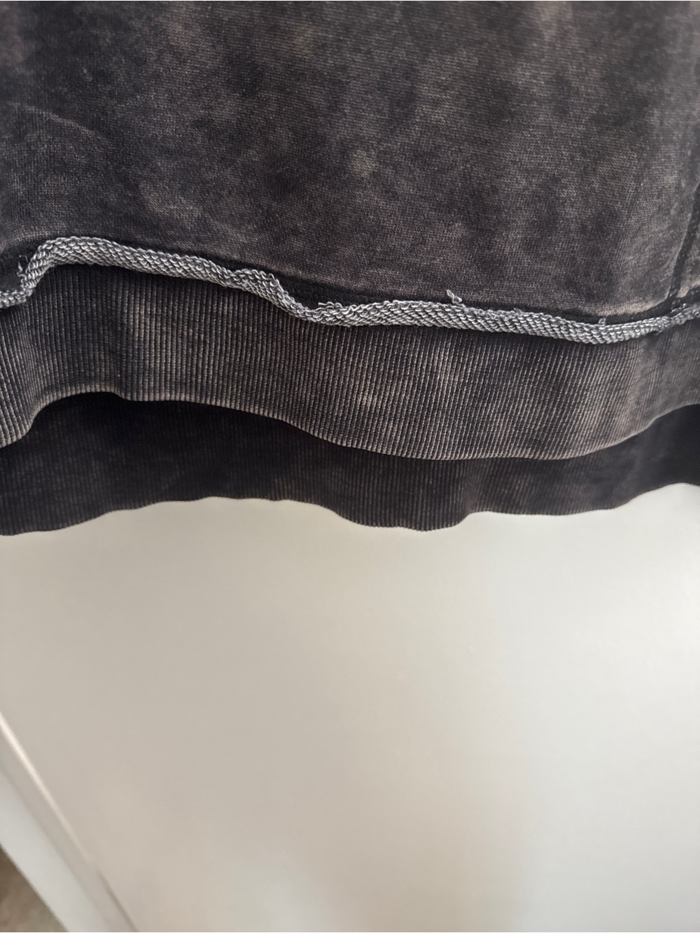 Black acid Dark Washed Dress with pockets New! - Picture 5 of 6